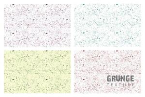 Set of Grunge Texture vector