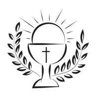 Christian Art. Christian symbol for print vector