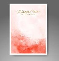 Cards with watercolor background. Design for your cover, date, postcard, banner, logo. vector