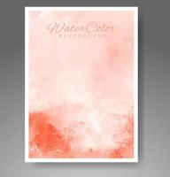 Cards with watercolor background. Design for your cover, date, postcard, banner, logo. vector