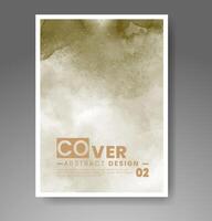 Cards with watercolor background. Design for your cover, date, postcard, banner, logo. vector