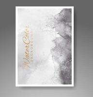 Cover template with watercolor background. Design for your cover, date, postcard, banner, logo. vector