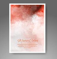 Cards with watercolor background. Design for your cover, date, postcard, banner, logo. vector