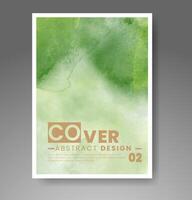 Cards with watercolor background. Design for your cover, date, postcard, banner, logo. vector