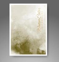 Cards with watercolor background. Design for your cover, date, postcard, banner, logo. vector