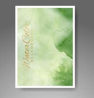 Cards with watercolor background. Design for your cover, date, postcard, banner, logo. vector