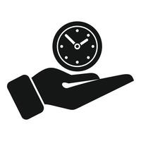 Keep work duration icon simple . Plan budget timer vector