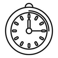 Schedule timer clock icon outline . Design event vector