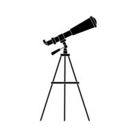 Telescope icon . Astronomy illustration sign. Spyglass symbol or logo. vector