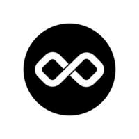 Infinity icon . Mobius loop shape illustration sign. unlimited symbol. forever logo. vector