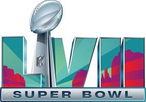 Logo of the Super Bowl LVII. Super Bowl 57 vector