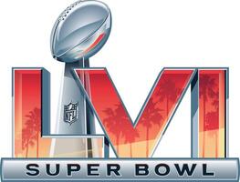 Logo of the Super Bowl LVI. Super Bowl 56 vector