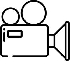 camera outline illustration vector