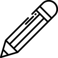 Pen nib outline illustration vector