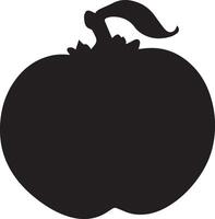 persimmon image silhouette, persimmon illustration, persimmon sign vector