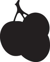 plum image silhouette, plum illustration, plum sign vector