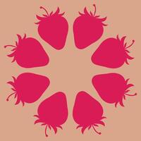 strawberry design illustration vector