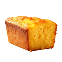 Cornbread against transparent background png