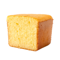 Cornbread against transparent background png