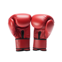 Boxing gloves against transparent background png