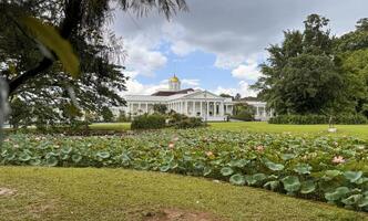 Bogor, West Java, Indonesia, 21 April 2024, Bogor presidential palace, also known as the Istana Bogor photo