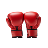 Boxing gloves against transparent background png