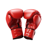 Boxing gloves against transparent background png