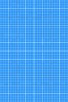 Vertical blueprint grid worksheet. Checkered blank page template for notebook, office work, drafting, plotting, cutting mat, engineering, mechanics or architecting measuring. vector