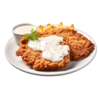 Country Fried Steak against transparent background png