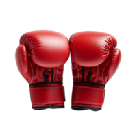 Boxing gloves against transparent background png