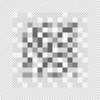 Censor checkered texture. Pixel mosaic pattern. Blur effect hiding text, image or another forbidden, prohibited or privacy content. Adult only or parenting control concep vector