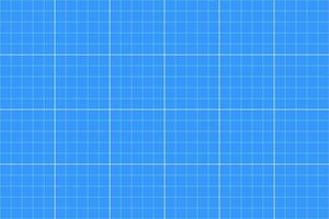 Blueprint grid sheet background. Checkered blank page layout for school or college notebook, office work, drafting, plotting, engineering or architecting measuring, cutting mat. vector