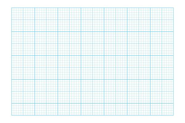 Blue grid texture of notebook page. Checkered sheet template for math education, office work, memos, drafting, plotting, engineering or architecting measuring, cutting mat.