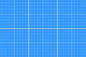 Blueprint grid background. Checkered blank template for cutting mat, office work, mechanics scheme, drawing, drafting, plotting, engineering or architecting measuring. vector