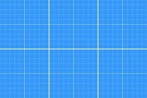 Blueprint grid background. Checkered blank template for cutting mat, office work, mechanics scheme, drawing, drafting, plotting, engineering or architecting measuring. vector