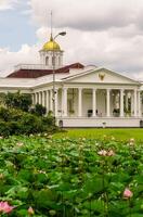 Bogor, West Java, Indonesia, 21 April 2024, Bogor presidential palace, also known as the Istana Bogor photo