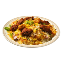 Biryani against transparent background png