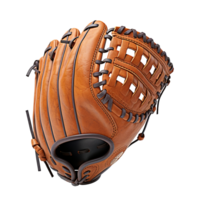 Baseball glove against transparent background png