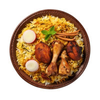 Biryani against transparent background png