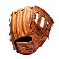 Baseball glove against transparent background png