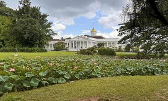 Bogor, West Java, Indonesia, 21 April 2024, Bogor presidential palace, also known as the Istana Bogor photo