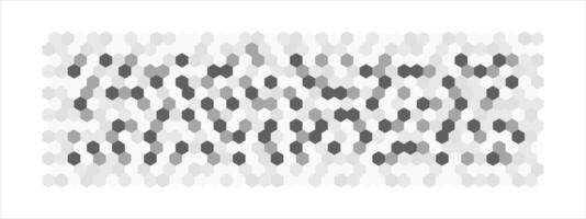 Censor blur effect pixel texture. Grey octagon pattern, honeycomb mosaic layout to hide text, image or another prohibited, privacy, sensitive or adult only content. vector