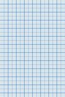 Blue grid paper texture. Checkered notebook sheet template for engineering or architecting measuring, school or college education, office work, memos, drafting, plotting. vector