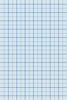 Blue grid paper texture. Checkered notebook sheet template for engineering or architecting measuring, school or college education, office work, memos, drafting, plotting. vector