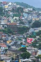 Favela in the mountains of Santos, SP Brazil. April 3 2024. photo