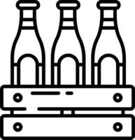 bar outline illustration vector