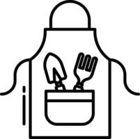 tools outline illustration vector