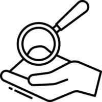 Soil testing outline illustration vector