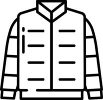 Jacket outline illustration vector