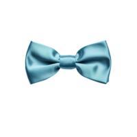 generated ai Blue bow tie on transparent background png